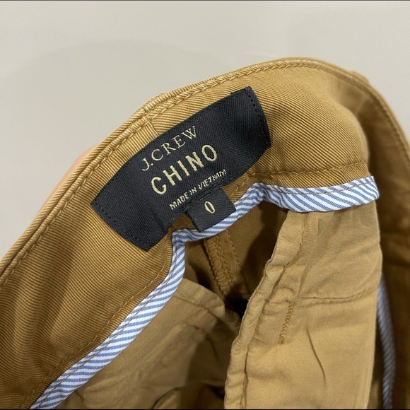 J. Crew 4” Stretch Chino Shorts Cotton Tan - Picture 4 of 8
